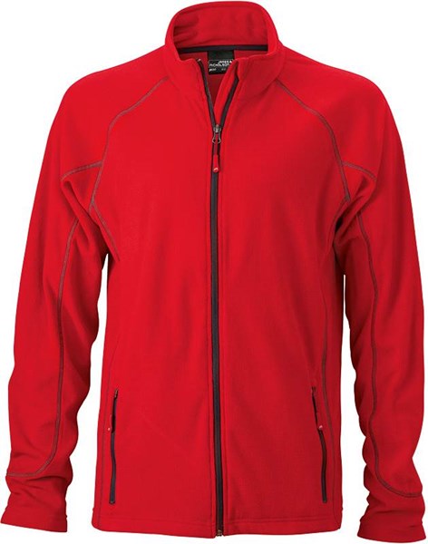 Obrázky: Stella 190 červená pánská fleecová bunda XL