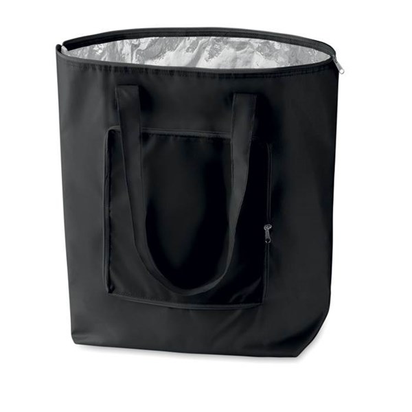 Obrázky: Černá skládací nákupní chladící taška Plicool