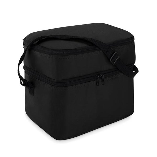 Obrázky: Chladící taška se dvěma přihrádkami černá, Obrázek 2