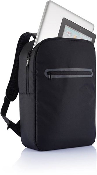 Obrázky: Černý batoh na notebook z polyesteru 10 L, Obrázek 2