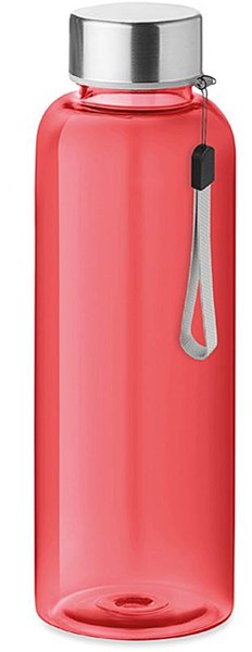 Obrázky: Transparentní červená tritanová láhev 500 ml