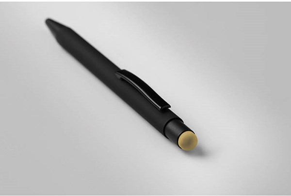 Obrázky: Černé hliníkové pero se zlatým stylusem, Obrázek 4