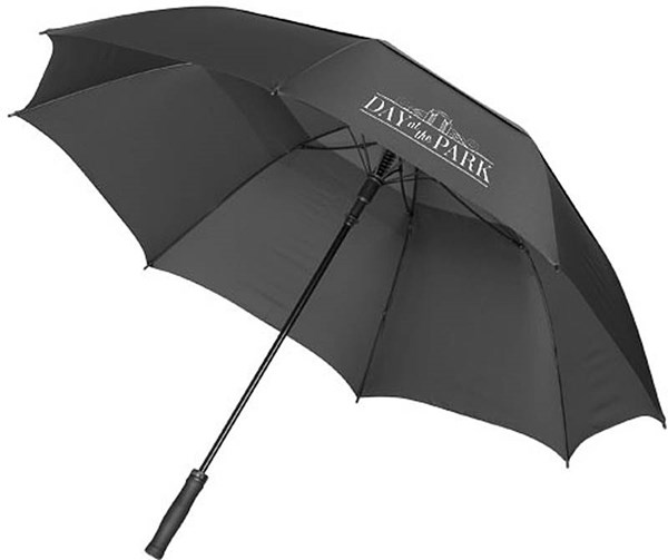 Obrázky: Černý automatický deštník s ventilací, Obrázek 5