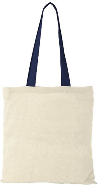 Obrázky: Bavlněná nákupní taška s námořně modrými držadly, Obrázek 2