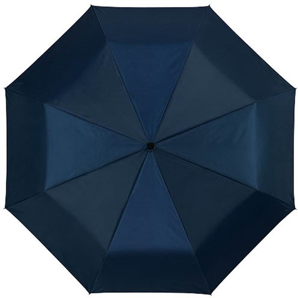 Obrázky: Námořní-stříbrný automatický skládací deštník, Obrázek 2