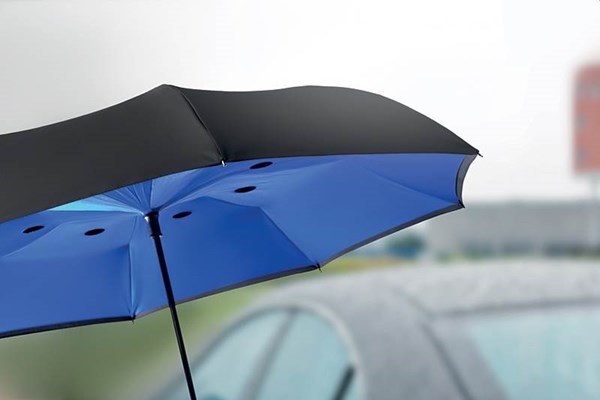 Obrázky: Královsky modrý oboustranný dvouvrstvý deštník 23