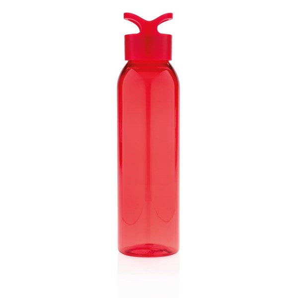 Obrázky: Červená transparentní láhev na vodu, 650 ml, Obrázek 2