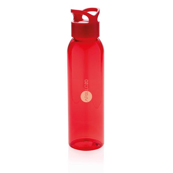 Obrázky: Červená transparentní láhev na vodu, 650 ml, Obrázek 4