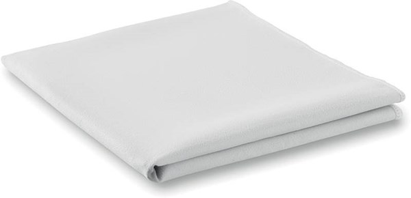 Obrázky: Sportovní ručník se síťovým obalem bílý, Obrázek 3