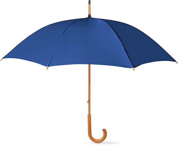 Obrázky: Klasický deštník se zahnutou ručkou, modrý, Obrázek 3