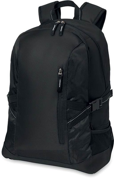Obrázky: Černý polyesterový batoh na laptop 15