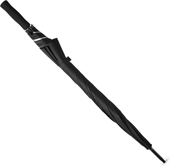 Obrázky: Černo-stříbrný automatický deštník 27