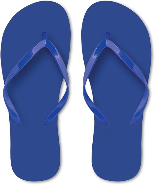 Obrázky: Královsky modré plážové pantofle - vel. M