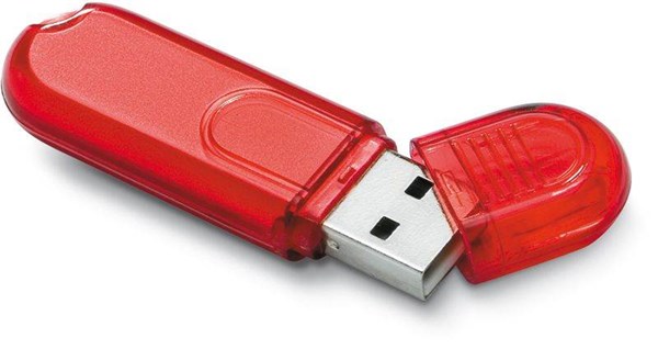 Obrázky: Infotech mini USB flash disk červený 2GB