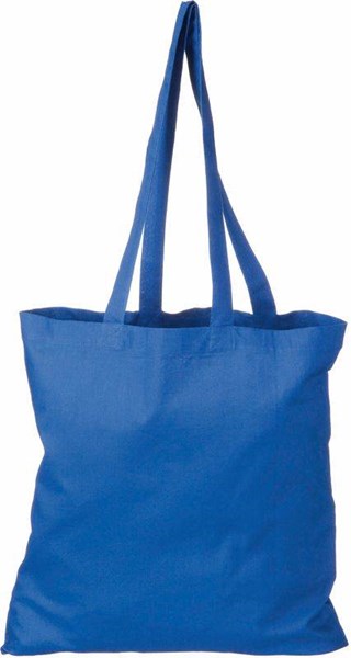 Obrázky: Bavlněná nákupní taška 100g, král. modrá, Obrázek 2