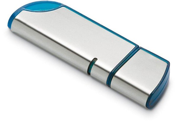 Obrázky: Netlink modrý USB flash disk - LED indikátor 8GB