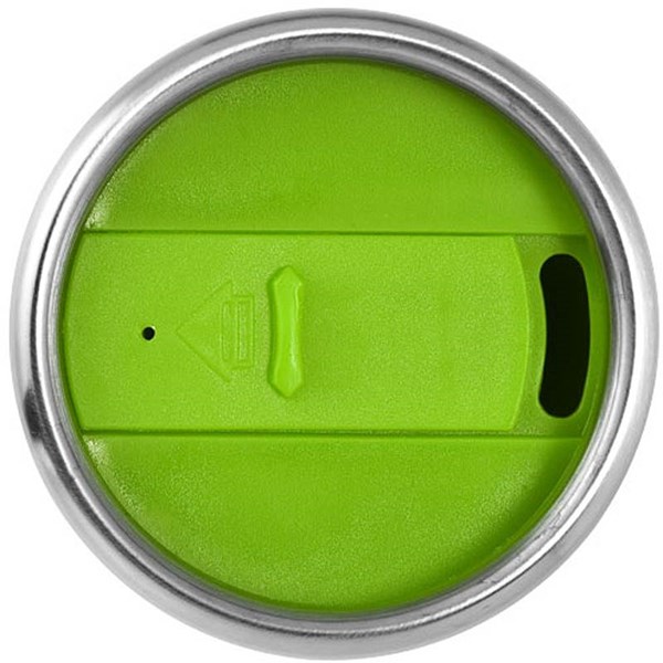 Obrázky: Zeleno-stříbrný dvouplášťový termohrnek 400 ml, Obrázek 2