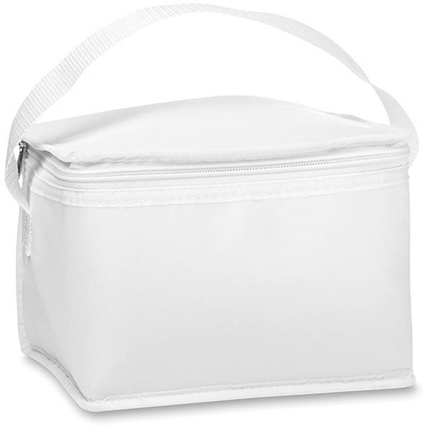 Obrázky: Chladící taška na 6 plechovek, bílá