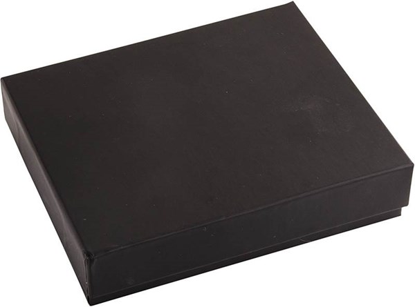 Obrázky: Pánská černá kožená peněženka - na šířku, Obrázek 4