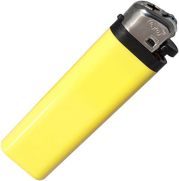 Obrázky: Žlutý jednorázový kamínkový zapalovač