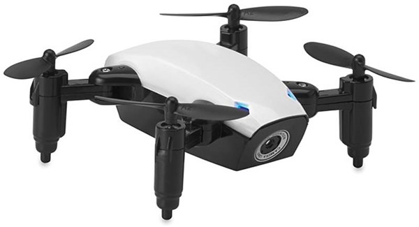 Obrázky: Bílo-černý skládací Wi-Fi dron