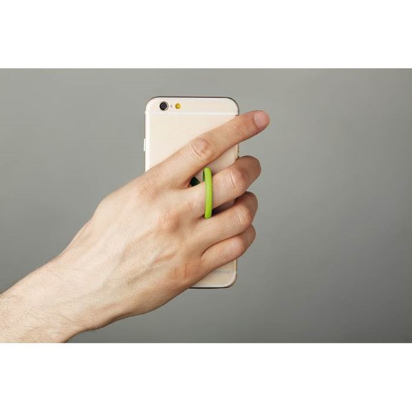 Obrázky: Zelený držák/stojánek na telefon se žetonem, Obrázek 6