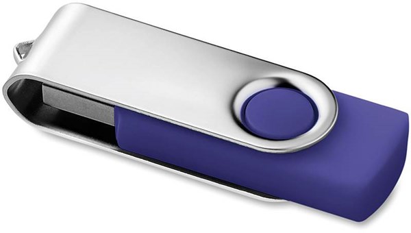 Obrázky: Twister Techmate fialovo-stříbrný USB disk 2GB