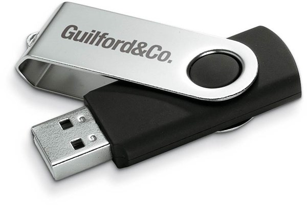 Obrázky: Twister Techmate černo-stříbrný USB disk 2GB, Obrázek 5
