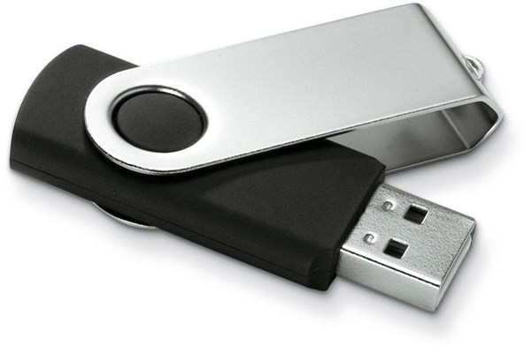 Obrázky: Twister Techmate černo-stříbrný USB disk 2GB, Obrázek 2