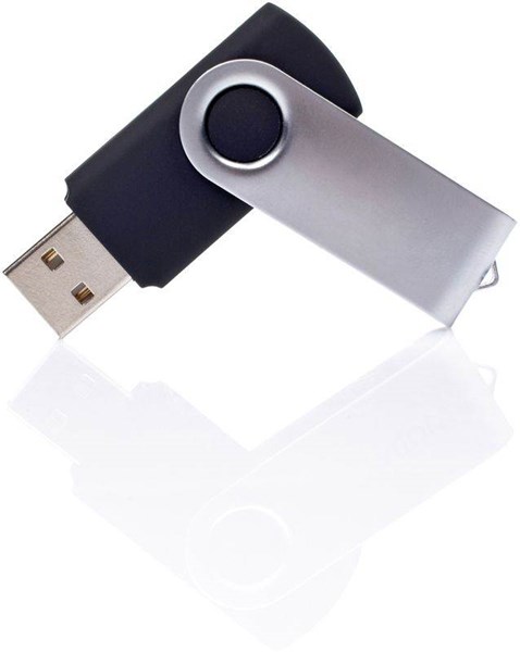 Obrázky: Twister Techmate černo-stříbrný USB disk 2GB, Obrázek 3