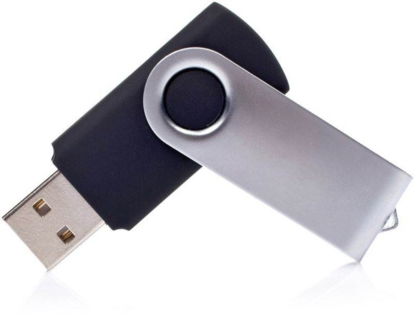 Obrázky: Twister Techmate černo-stříbrný USB disk 2GB, Obrázek 6
