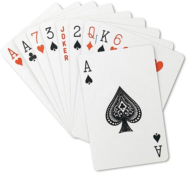 Obrázky: Hrací karty v PP pouzdře, červené