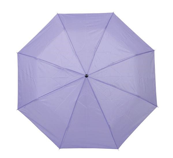 Obrázky: Fialový třídílný skládací deštník, Obrázek 2