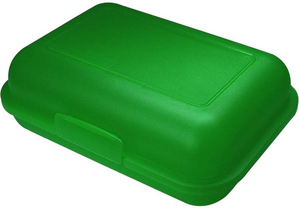 Obrázky: Zelený "trend" plastový menší svačinový box