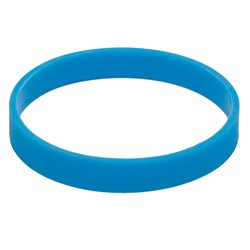 Obrázky: Ozdobný silikonový pásek pro termohrnek sv. modrý
