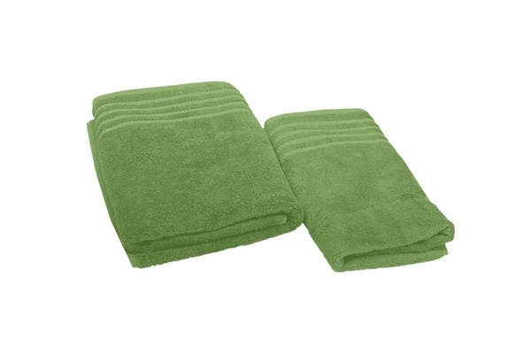 Obrázky: Zelený ručník s bambusem Bamboo, gramáž 530 g/m2, Obrázek 4