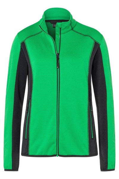 Obrázky: Dám.STRETCH FLEECE JACKET 200 zeleno-antracit. XS, Obrázek 2