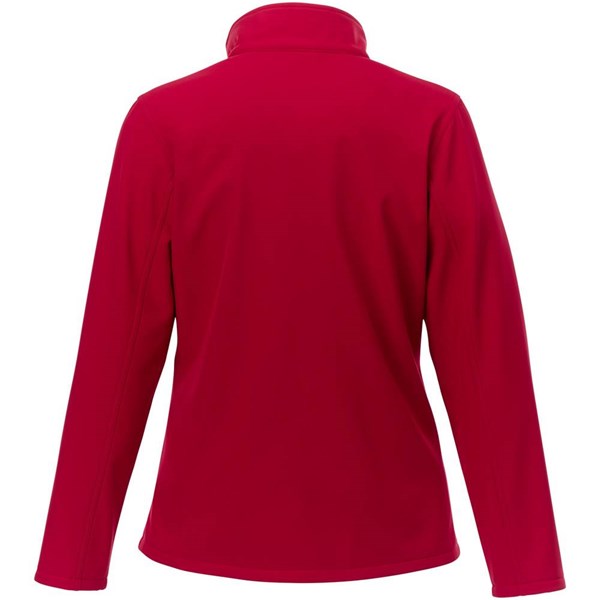 Obrázky: Červená softshellová dámská bunda XL, Obrázek 2