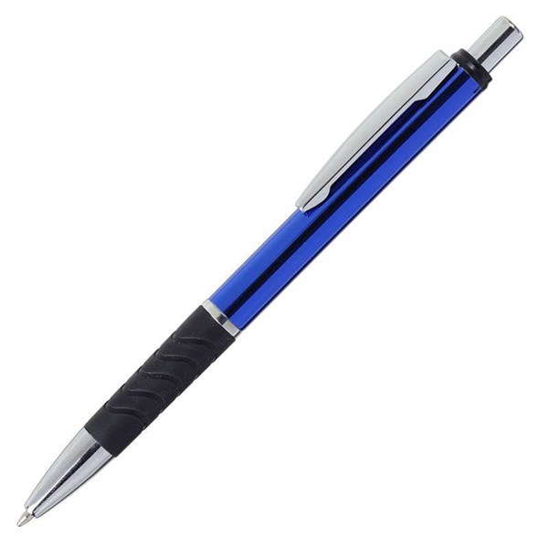 Obrázky: Modré hliníkové metalické kuličkové pero