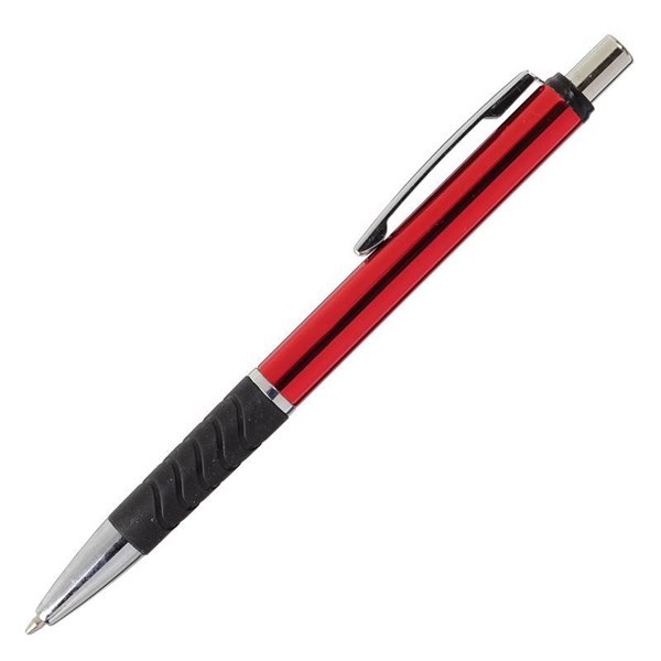Obrázky: Červené hliníkové metalické kuličkové pero, Obrázek 2