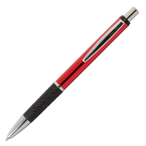 Obrázky: Červené hliníkové metalické kuličkové pero, Obrázek 3