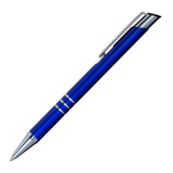 Obrázky: Modré hliníkové pero se třemi stříbr. proužky, Obrázek 2