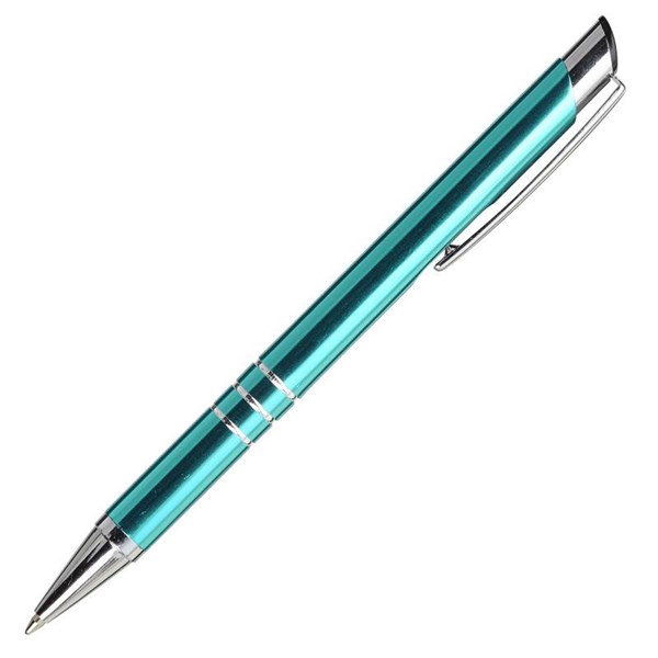 Obrázky: Sv. modré hliníkové pero se třemi stříbr. proužky, Obrázek 3
