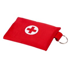 Obrázky: Červená sada první pomoci/lékárnička, pouzdro s kroužkem
