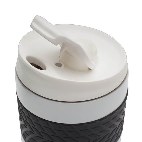 Obrázky: Bílý termohrnek 200 ml, černý úchop a přísavka, Obrázek 3