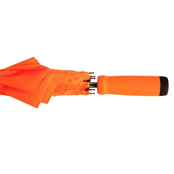 Obrázky: Oranžový automat.deštník s EVA ručkou v barvě dešt., Obrázek 2