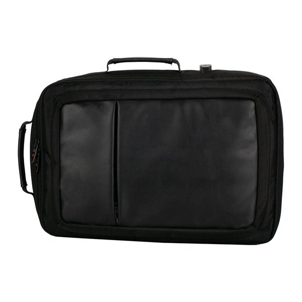 Obrázky: Černý multifunkční batoh/ aktovka na laptop, 17 L, Obrázek 5
