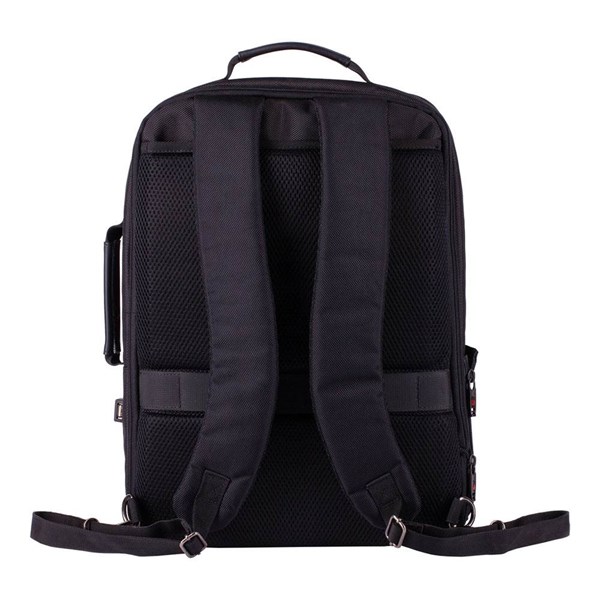 Obrázky: Černý multifunkční batoh/ aktovka na laptop, 17 L, Obrázek 7