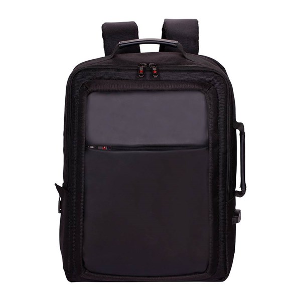Obrázky: Černý multifunkční batoh/ aktovka na laptop, 17 L, Obrázek 8