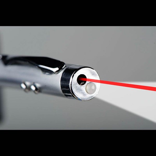 Obrázky: Stříbrné kuličkové pero s laserovým ukazovátkem, Obrázek 3